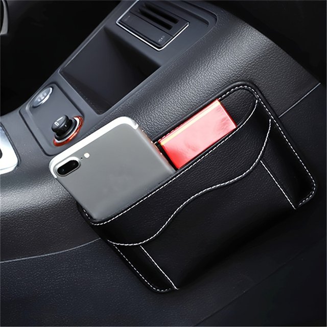 Organisateur Voiture 2 Pièces - Rangement Siège Avec Porte-gobelet Pour Téléphone, Clés, Lunettes