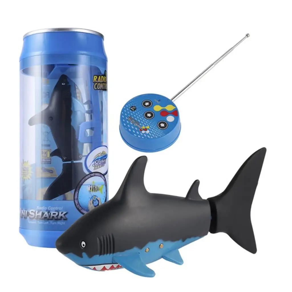 Remote Control Shark Swims in Water Educational Electronic Toy for