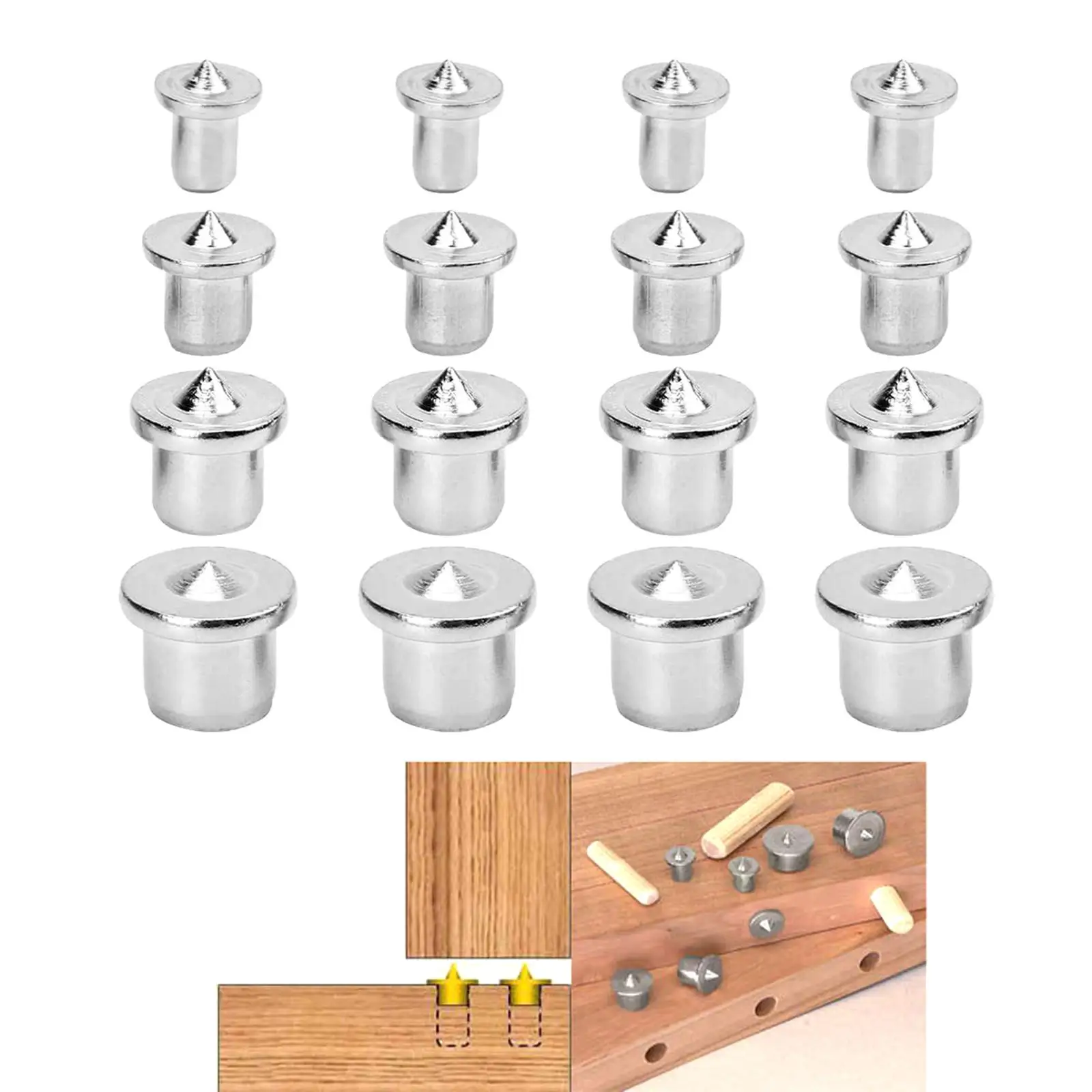 Dowel Alignment Points Pin Dowel Drill Points Pin Positioning