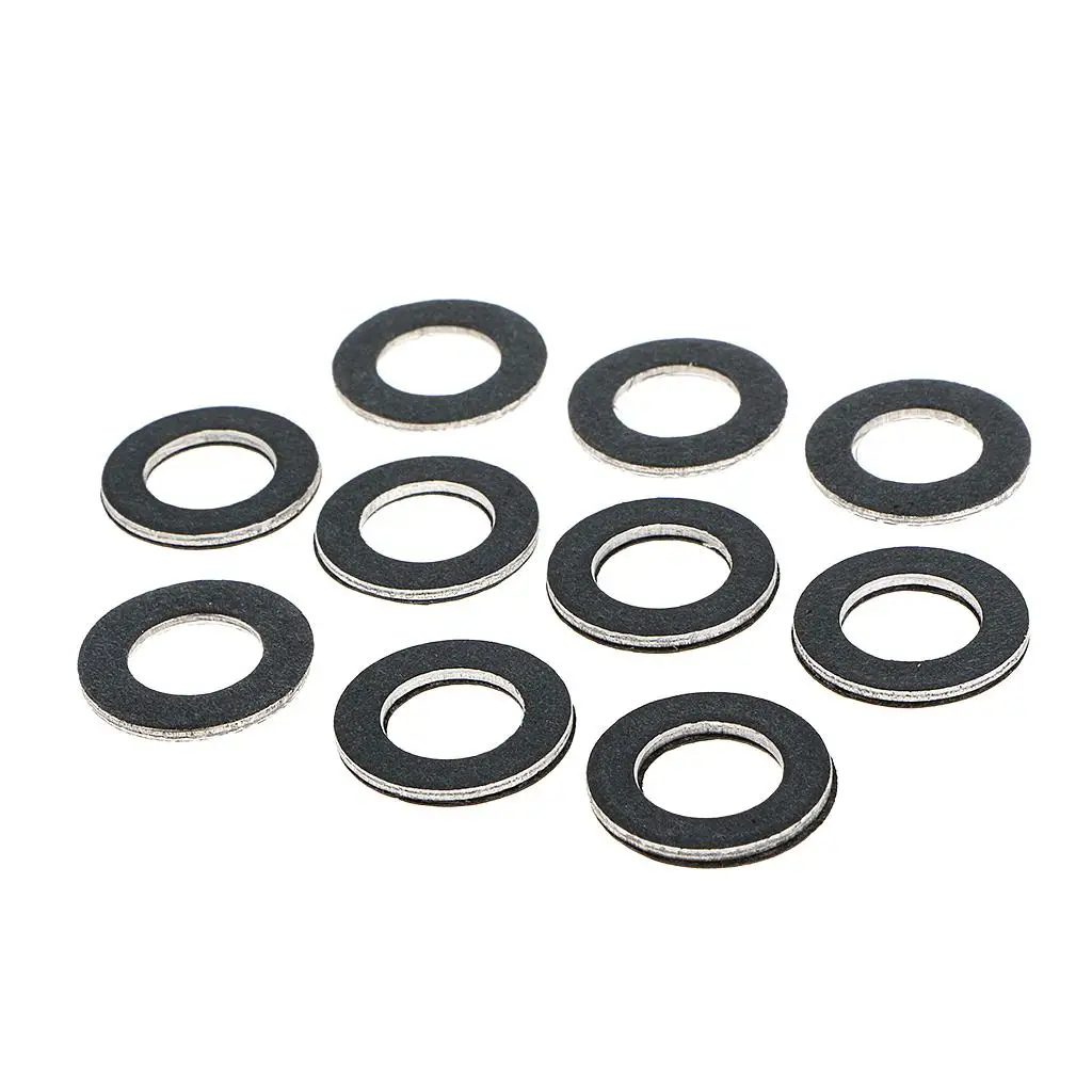10pcs Oil Drain Plug Washer Gaskets Seal Replace for 90430-12031