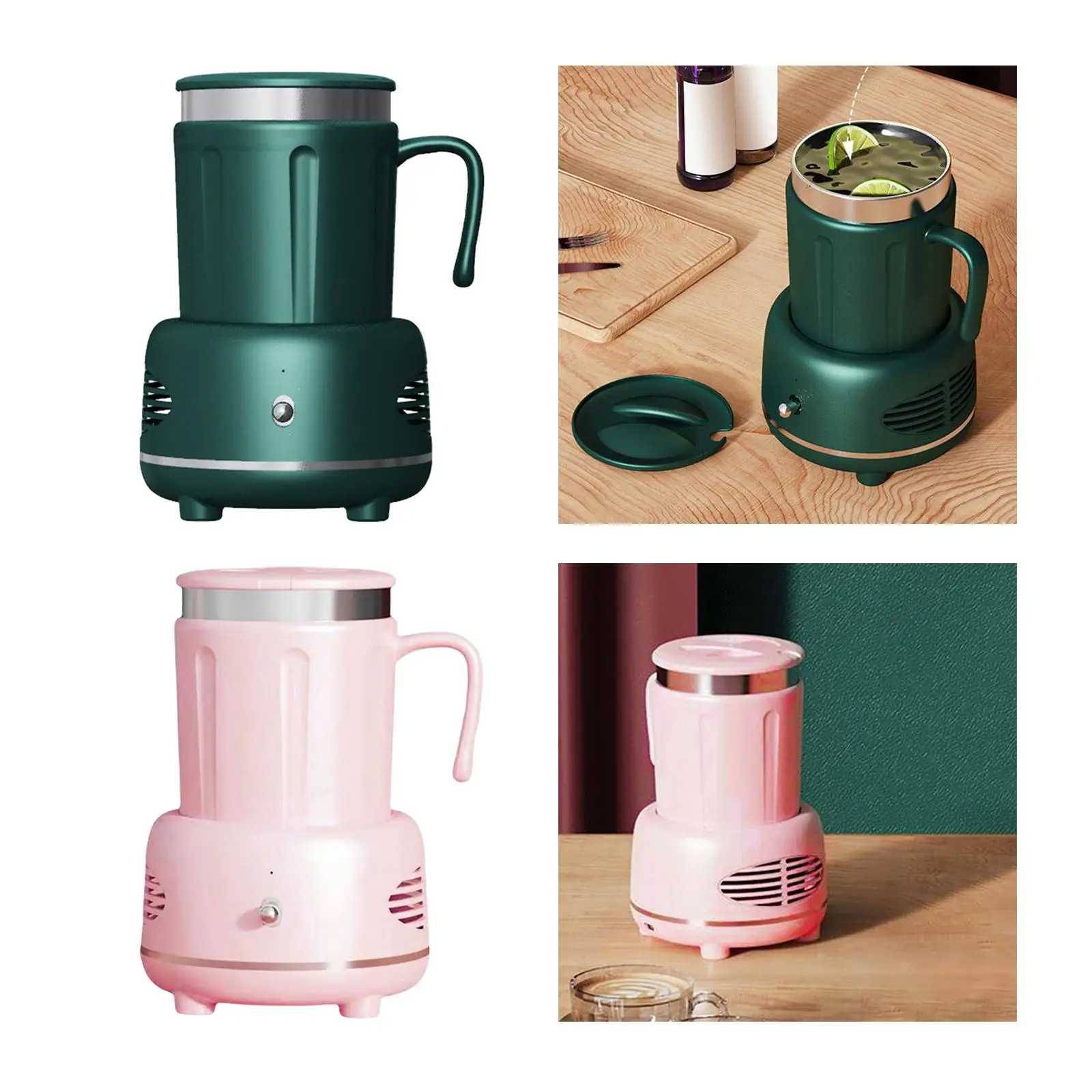 Cooler Warmer Cup Negative Ions USB Heater Coaster Coffee Mug Warmer for Tea Milk