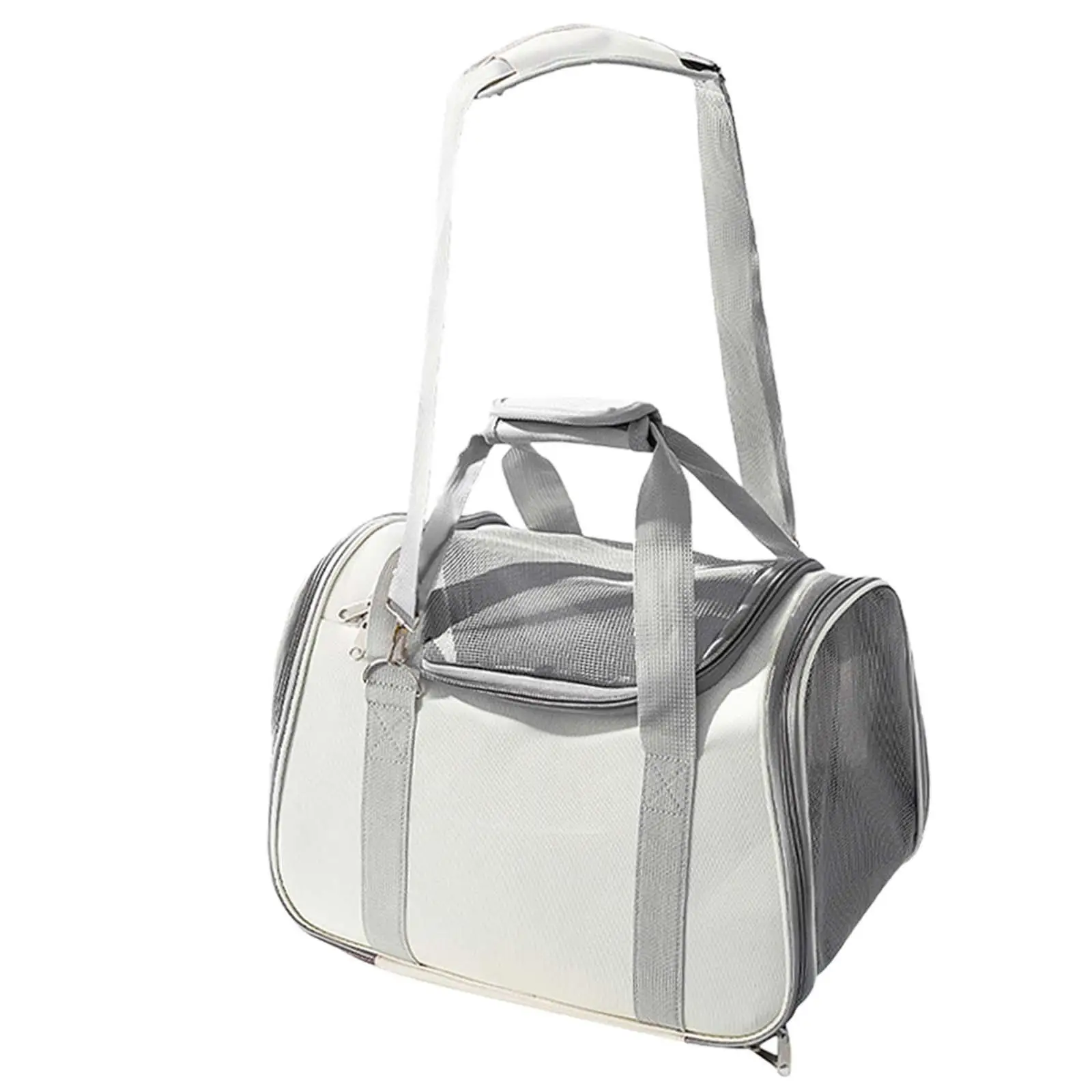 Dog Cat Pets Carrier Portable Tote Bag Cage with Handle Shoulder Travel Bag