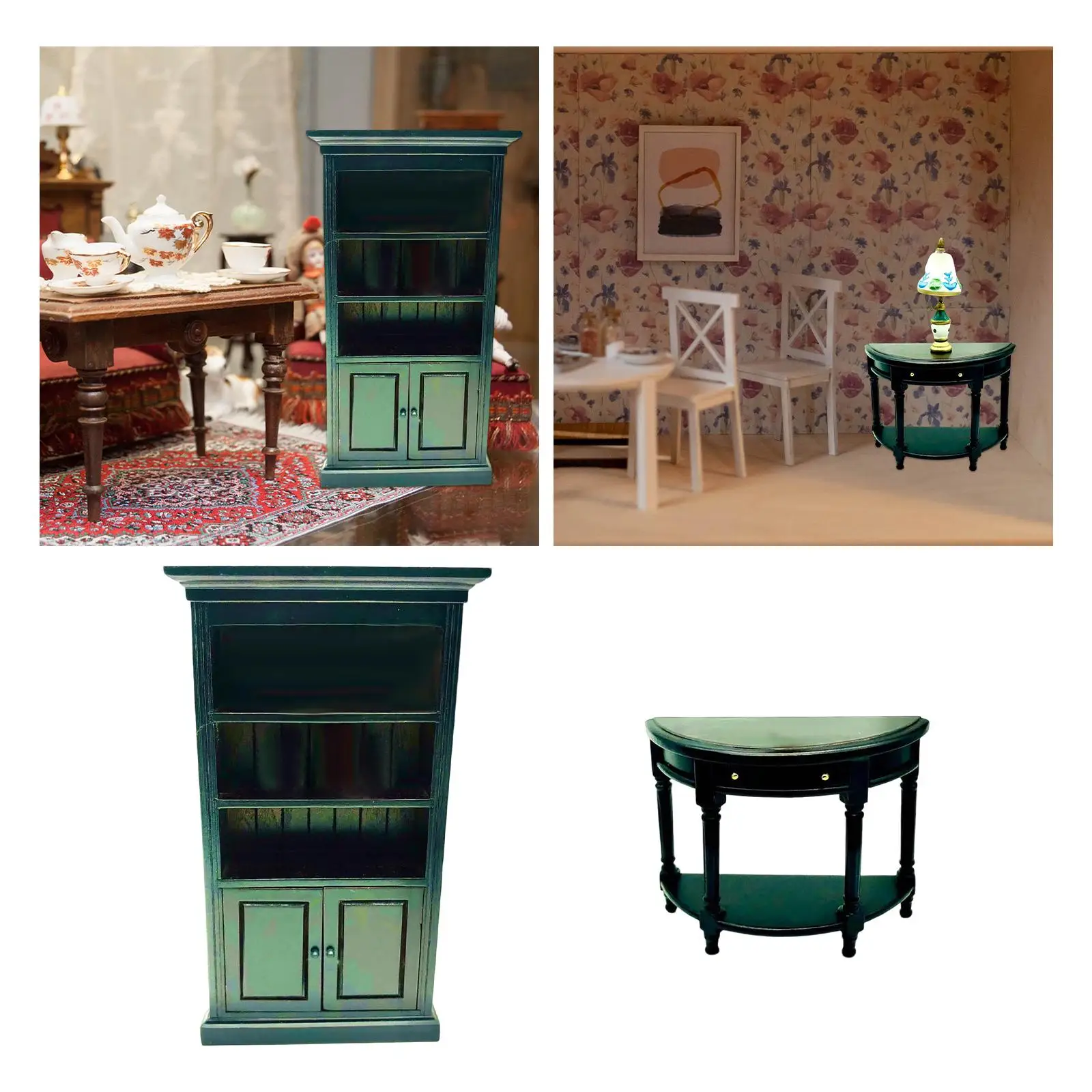 1/12 Miniature Furniture Decorative Ornament Furnishings Multipurpose Gifts