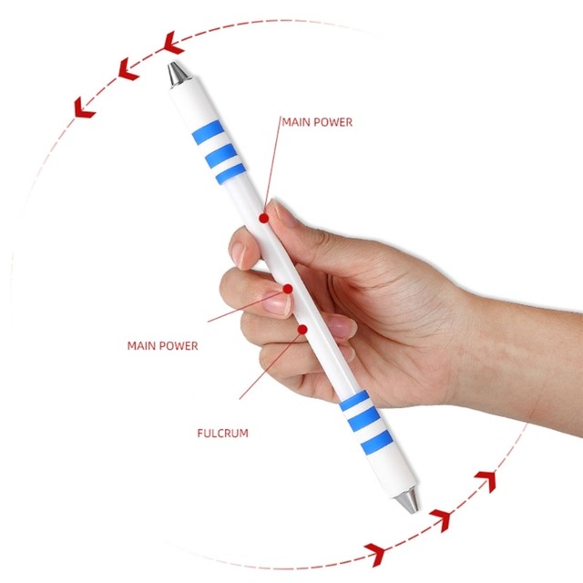 Stylo Rotatif Anti-stress Avec Lumière LED – 2 Stylos Fidget Pens Pour Se Concentrer Et Se Détendre
