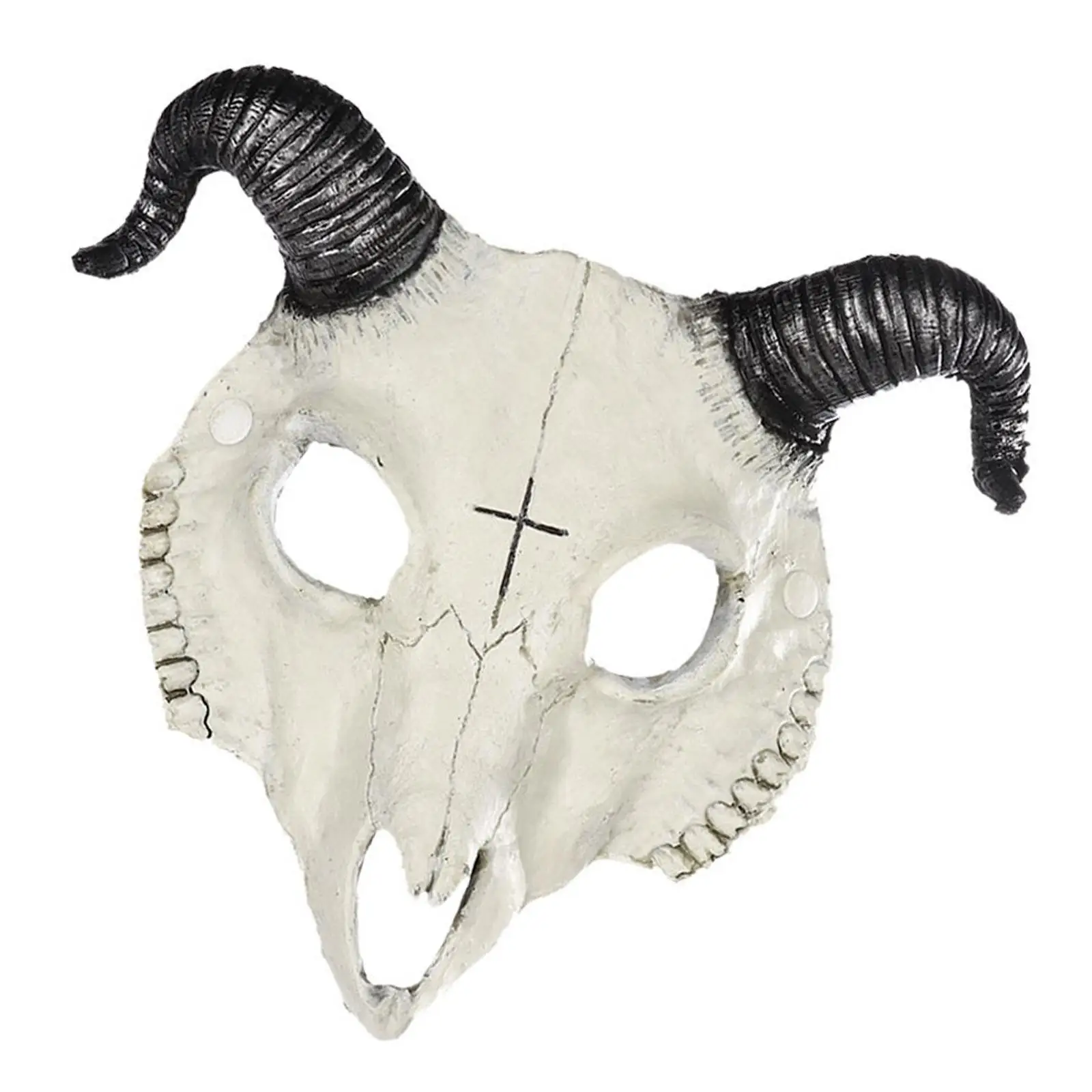 Halloween Goat Skull Mask Full Face for Rave Party Props Costume Accessories