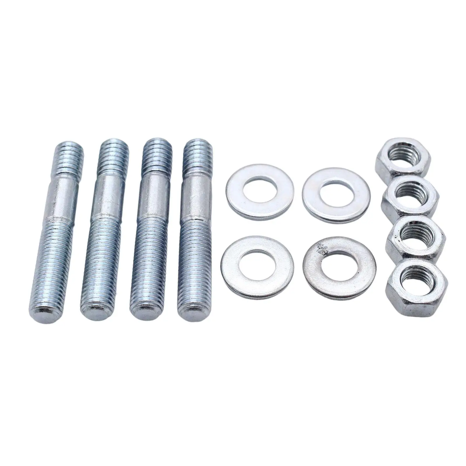 Car Carb Stud Kit Accessories 4 Studs 4 Washer Fit for