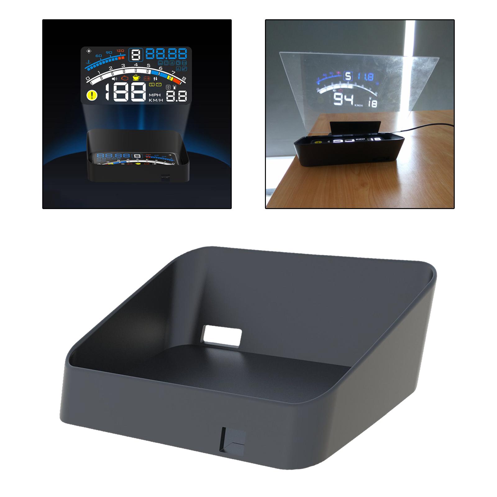 Car Digital Speedometer Head up Display Windshield HUD Head up Display Brackets Hood Fits for Ash-4E
