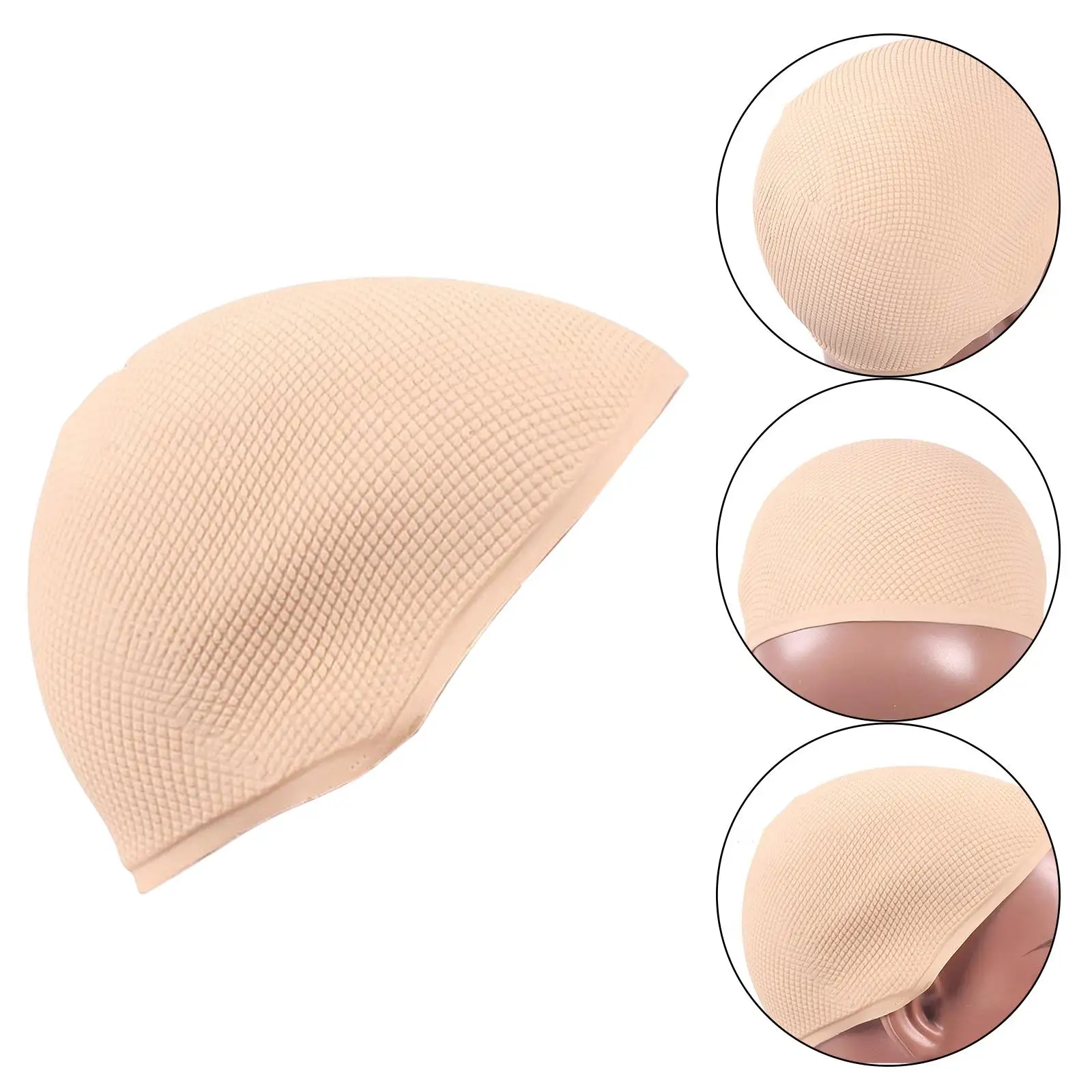 Universal Silicone caps for Mannequin Head Display Wigs Non Slip Silicone Cap