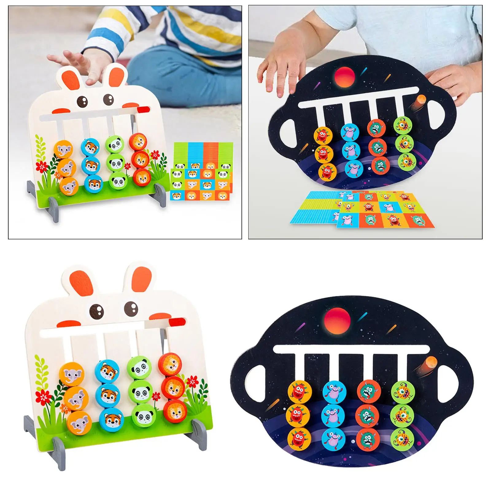 Sliding Puzzle Toy Development Toys Fine Motor Skill Sorting Toy for