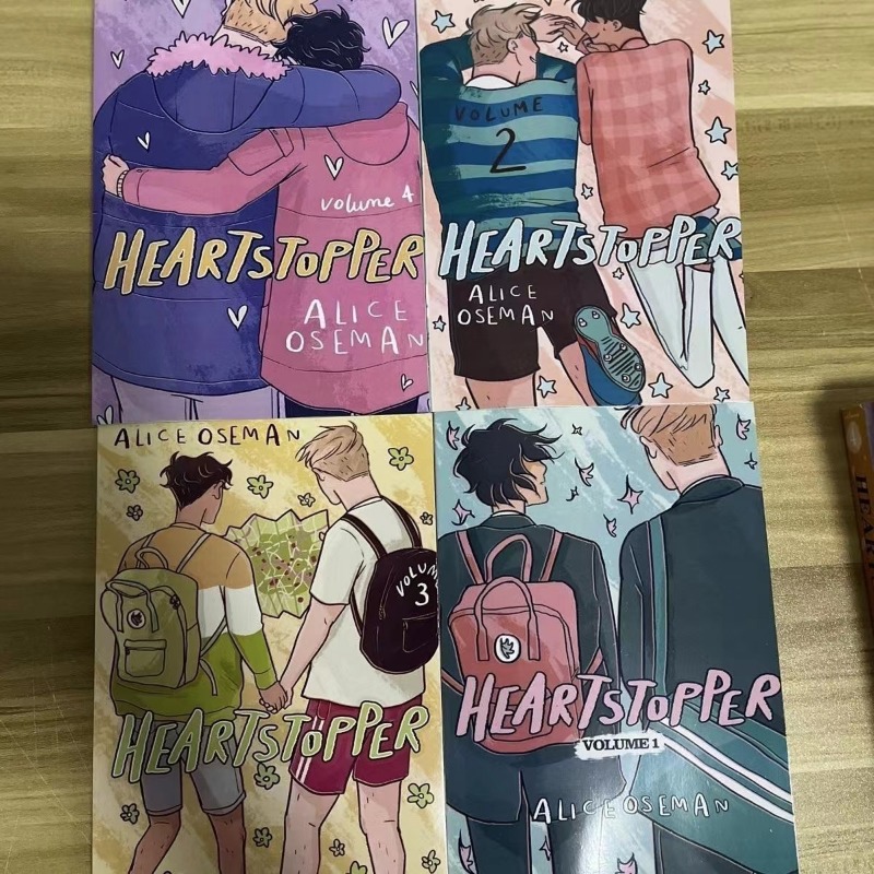 Hearts topper Serie Band 1-4 Bücher von Alice Oseman Hearts topper Serie Band 1-4 Bücher von Alice Oseman gesetzt – Detail 3