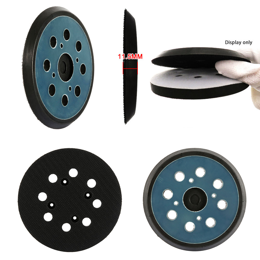 5 Zoll 8 Löcher 125 mm Hakenschlaufe Schleif Stützteller Elektrischer Exzenterschleifer Scheibenscheiben Porter Cable Backup Stick On Pad – Detail 11