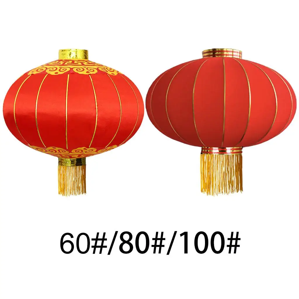 1Pcs Chinese Culture Durable Lucky Decorations Lamps Decorative Traditional DIY Hanging Red Lanterns for Celebration Chinatown