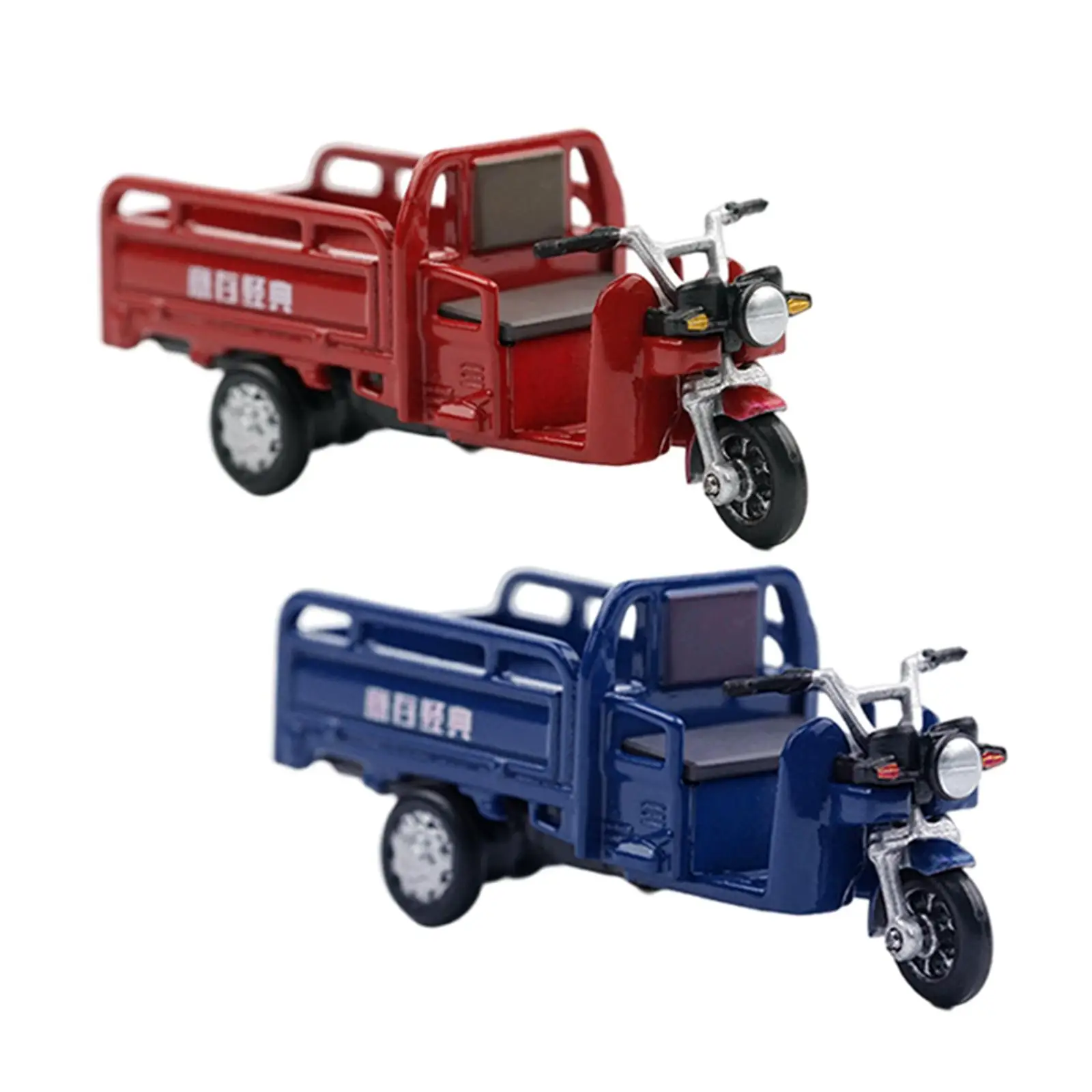 Alloy Diecast 1/64 Electric Tricycle Railway for  for Fire Wheel