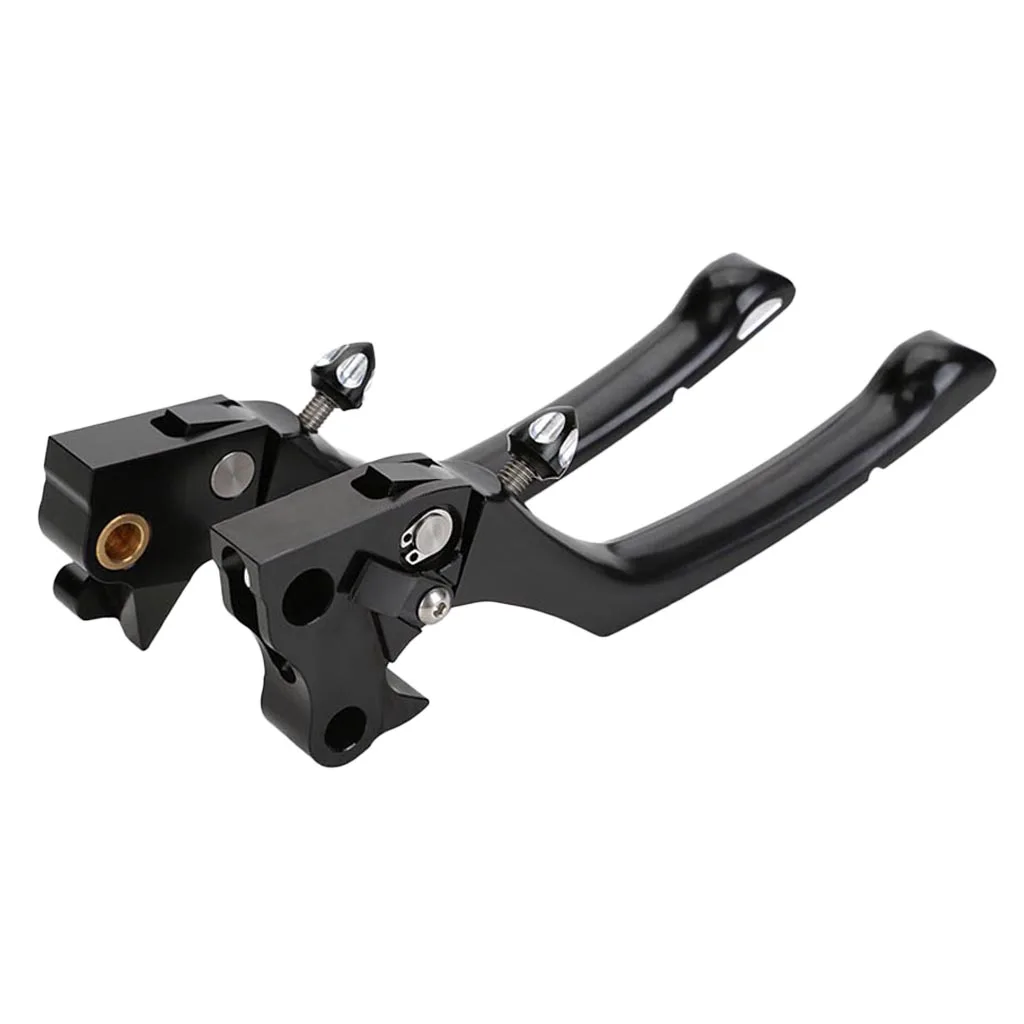 Motorcycle CNC Regulator Clutch Brake Lever Set Aluminum for   883 1200 XL 2004-2013, Black