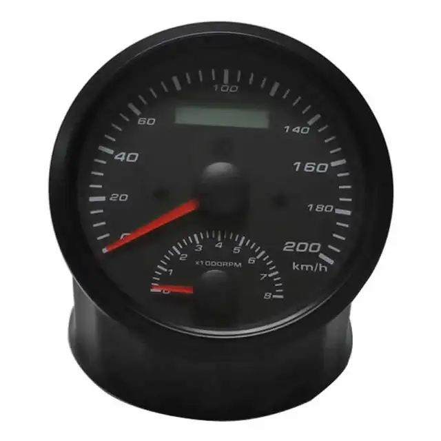85mm Gps Speedometer 200km/h With Tachometer 0-8000rpm Car Boat