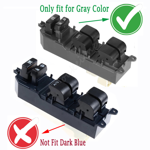 マイ様 1pcs Gray Window Switch Control Panel 74232-42080 7423242080