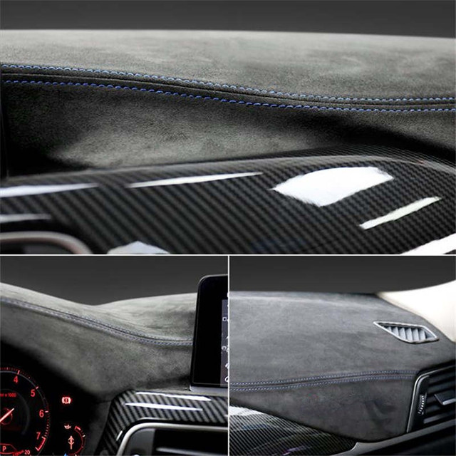 Alcantara Car Dashboard Covers for BMW 320 2019-2020 X5 2018 Mat Shade  Cushion Pad Carpets Interior Accessories Car-styling