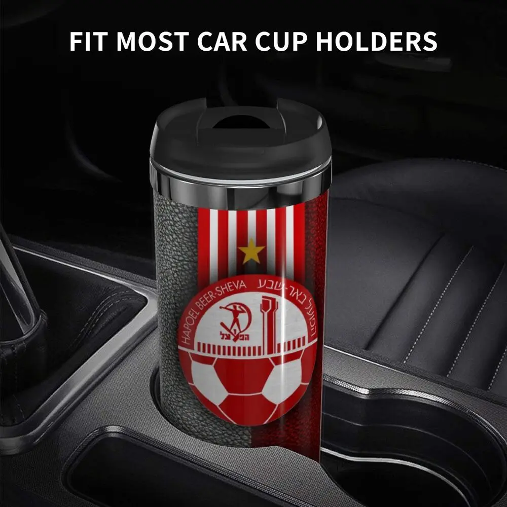 Drinkware Israeli Hapoel Beer Sheva Fc Insulation Water Cup Coffee Cup 304 Liner Water Cup Suitable For Office Car Water Cup recycled glass drinking glasses