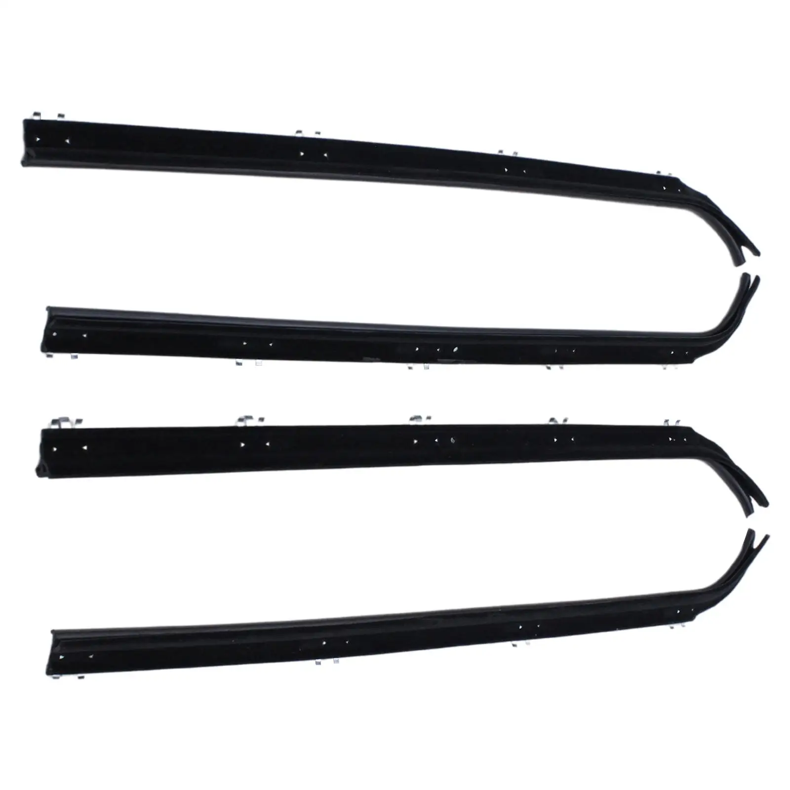 4x Car Window Sealing Strip Inner Outer Window 456A Replacement  457A 452A Fit for Truck   