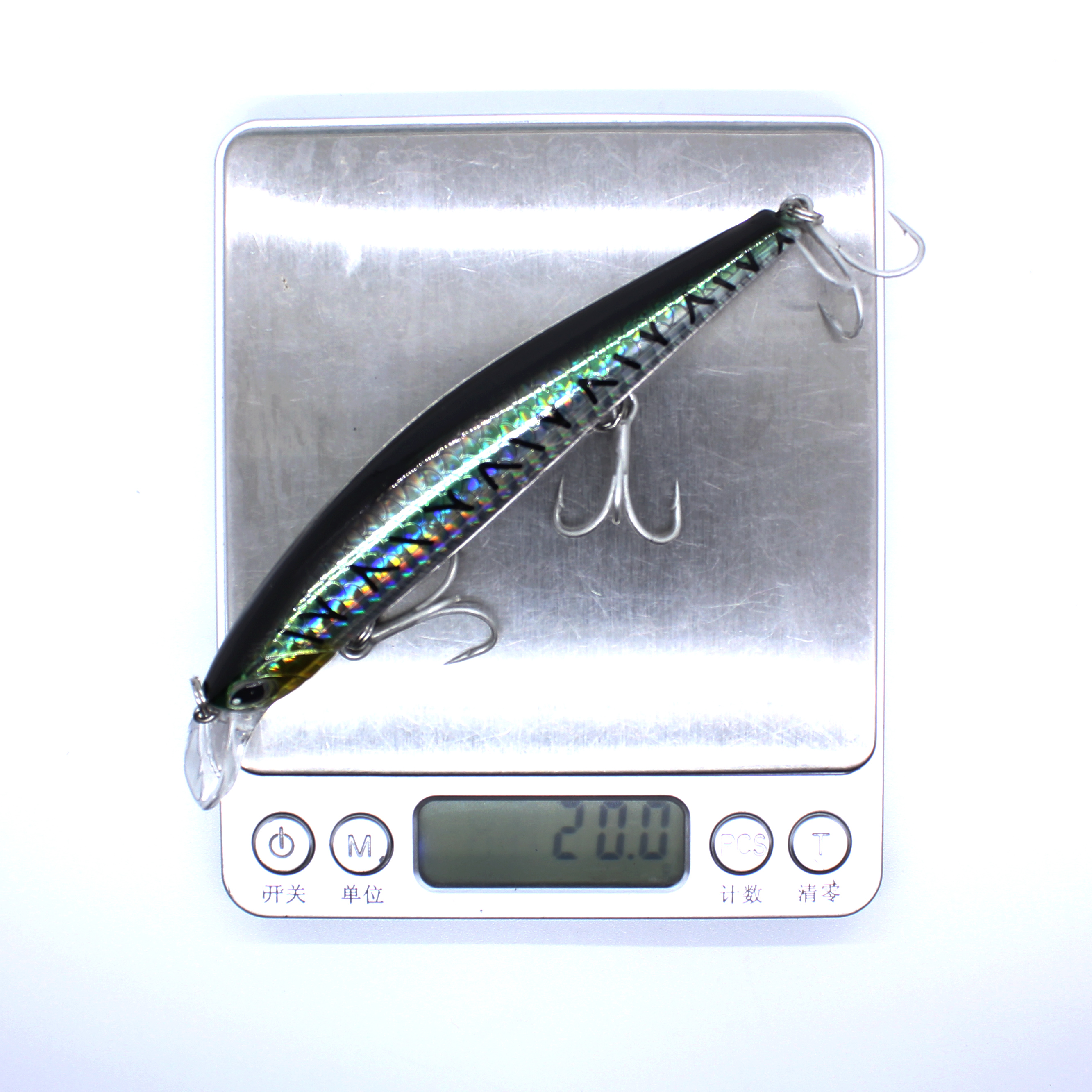 AOCLU Sinking Minnow 120mm 20,0g Harten Köder Jerkbait Wobbler Locken Magnet Gewicht Transfer 1PC Draht Durch Für meer Boot Angeln – Detail 4