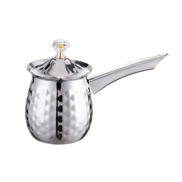 1080ml Turkish Coffee Pot Stainless Steel Arabic Greek Pot Butter Chocolate  Milk Warmer - Coffee Pots - AliExpress