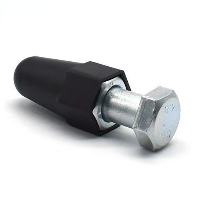 Description Picture 3 of item2/5/10Pcs High Type Anchor Bolt Protection Cap Extended Screw Installation Nut Cover Plastic Hexagon Nut Protection Sleeve