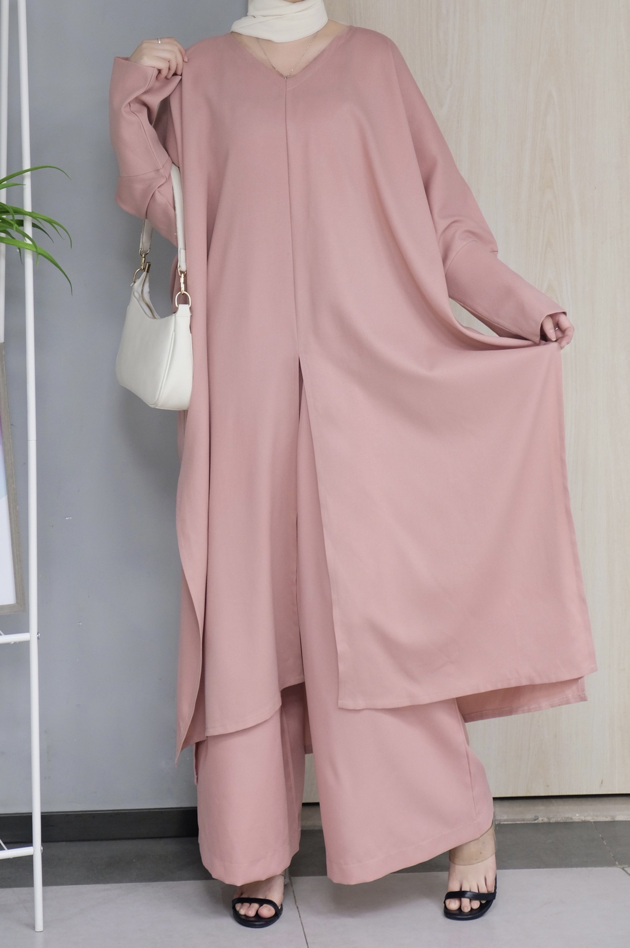 Muslim define vestido feminino eid mubarak ramadan