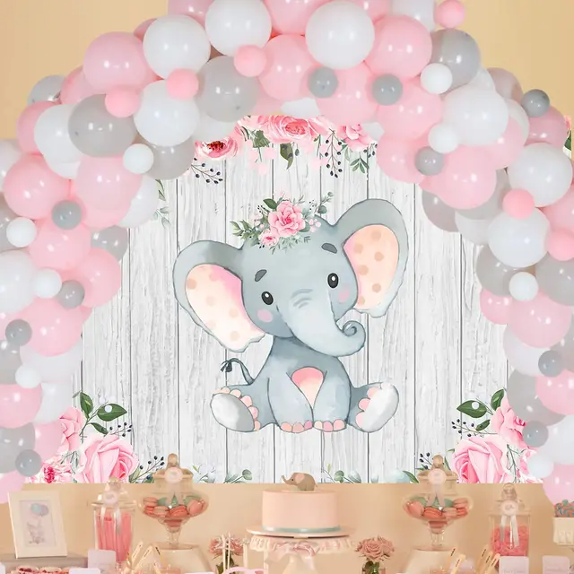 Elephant Baby Shower Decorations Girl