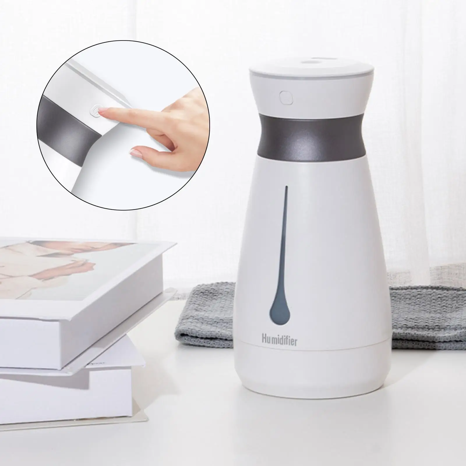 Air Humidifier Silent Easy to Carry Mist Humidifiers for Bedroom Office
