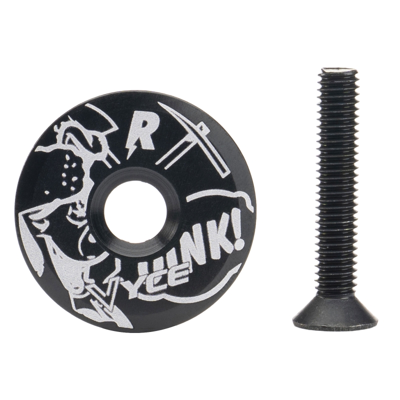 77HC Fahrradvorbau-Abdeckkappe, Fahrrad-Headset-Abdeckung, 31,7 mm Durchmesser, mit Schraube für MTB-Fahrrad, einfache Montage – Detail 5