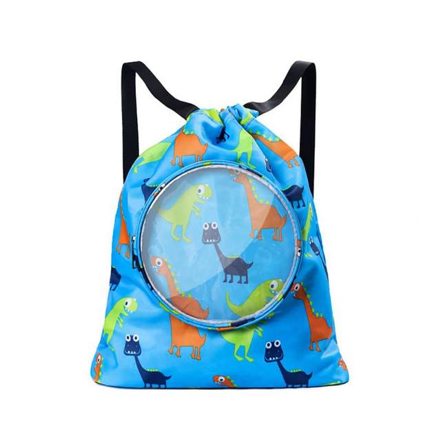 Bolsa de natación impermeable para niños y niñas, bolsa de almacenamiento  de separación húmeda y seca para piscina al aire libre, mochila con boca de  haz - AliExpress