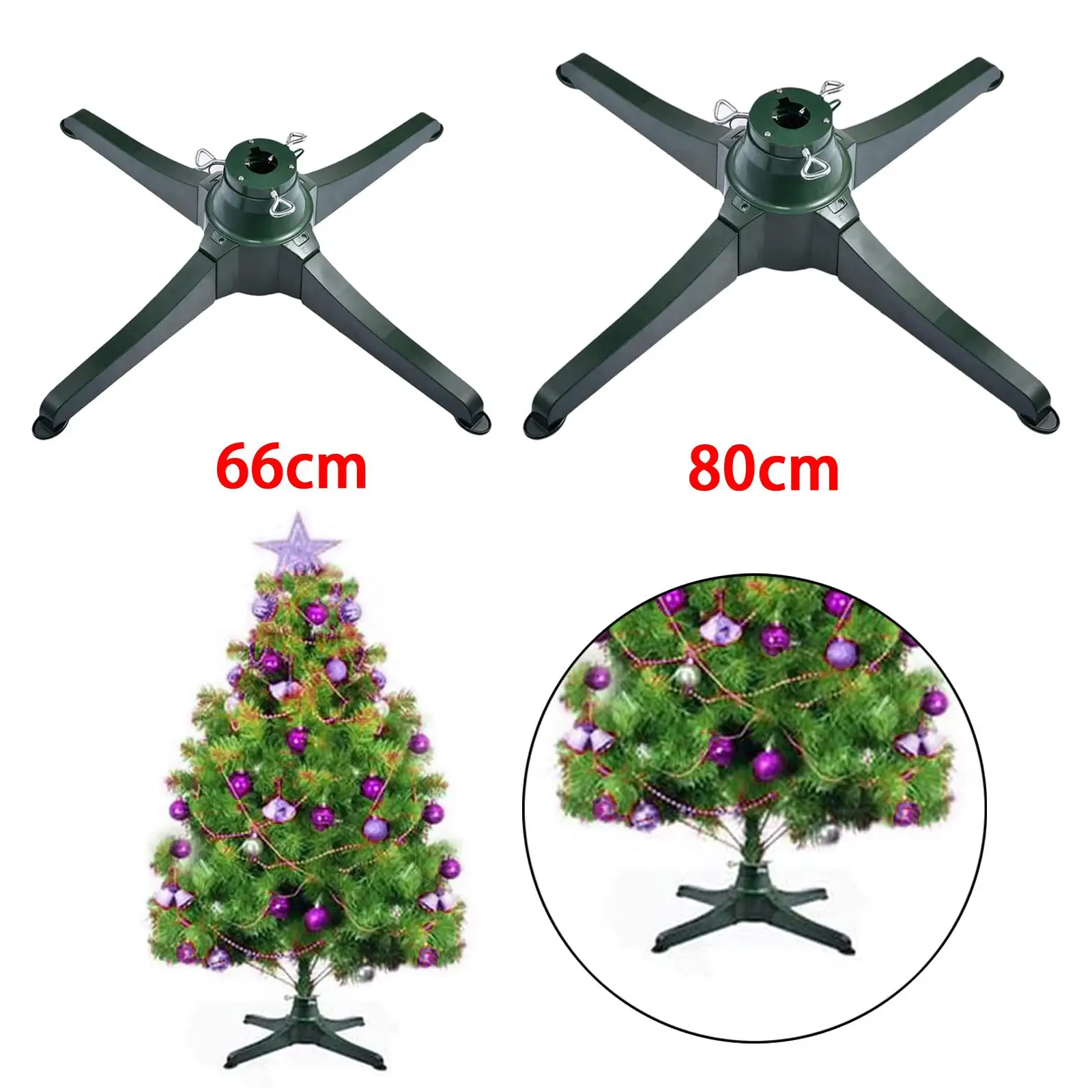 Electric Rotating Christmas Tree Base Stand 360 Degree Revolving Tree Stand Holder for Artificial Trees Christmas Party Decor