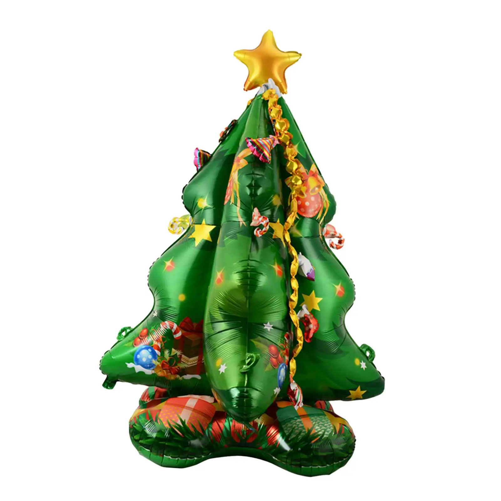 Large Christmas Balloon Toy Decorative Novelty Aluminum Film Standing Balloon for Party Supplies Home Decor Holiday Garden