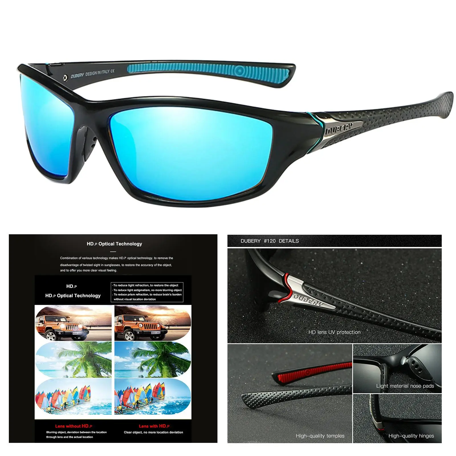 Sport Ski Sunglasses, UV400  Cycling Bike Goggles, Unisex  for Running/Skiing/Snowboarding