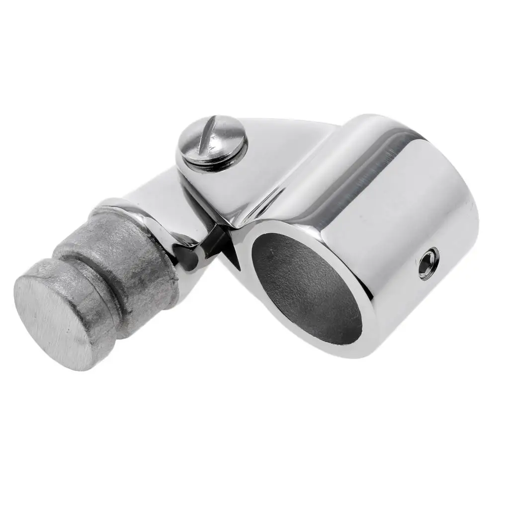 Marine Boat 316 Stainless 22mm/0.87inch Bimini Top Caps Eye End Deck Hinge