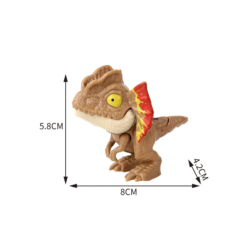 Jurassic Finger Dinosaurier Triceratops Tyranno saurus Modell Spielzeug für Kinder kreative Finger beißen Dinosaurier interaktive Spielzeug Junge Geschenk