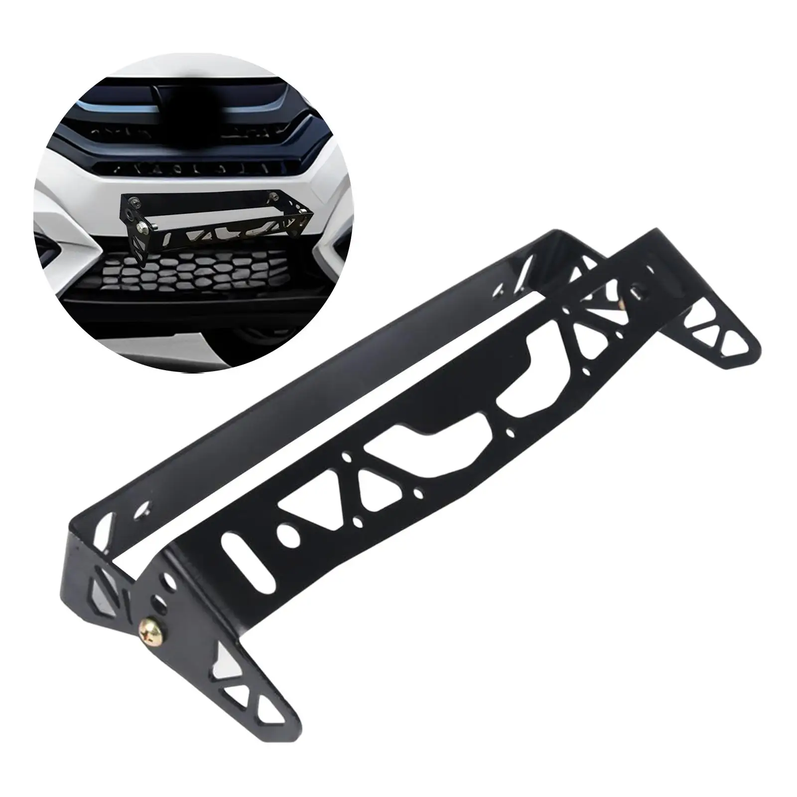 Car License Plate Frame Holder Universal Replaces Auto Parts Aluminum Alloy Spare Parts Car Front License Plate Mount