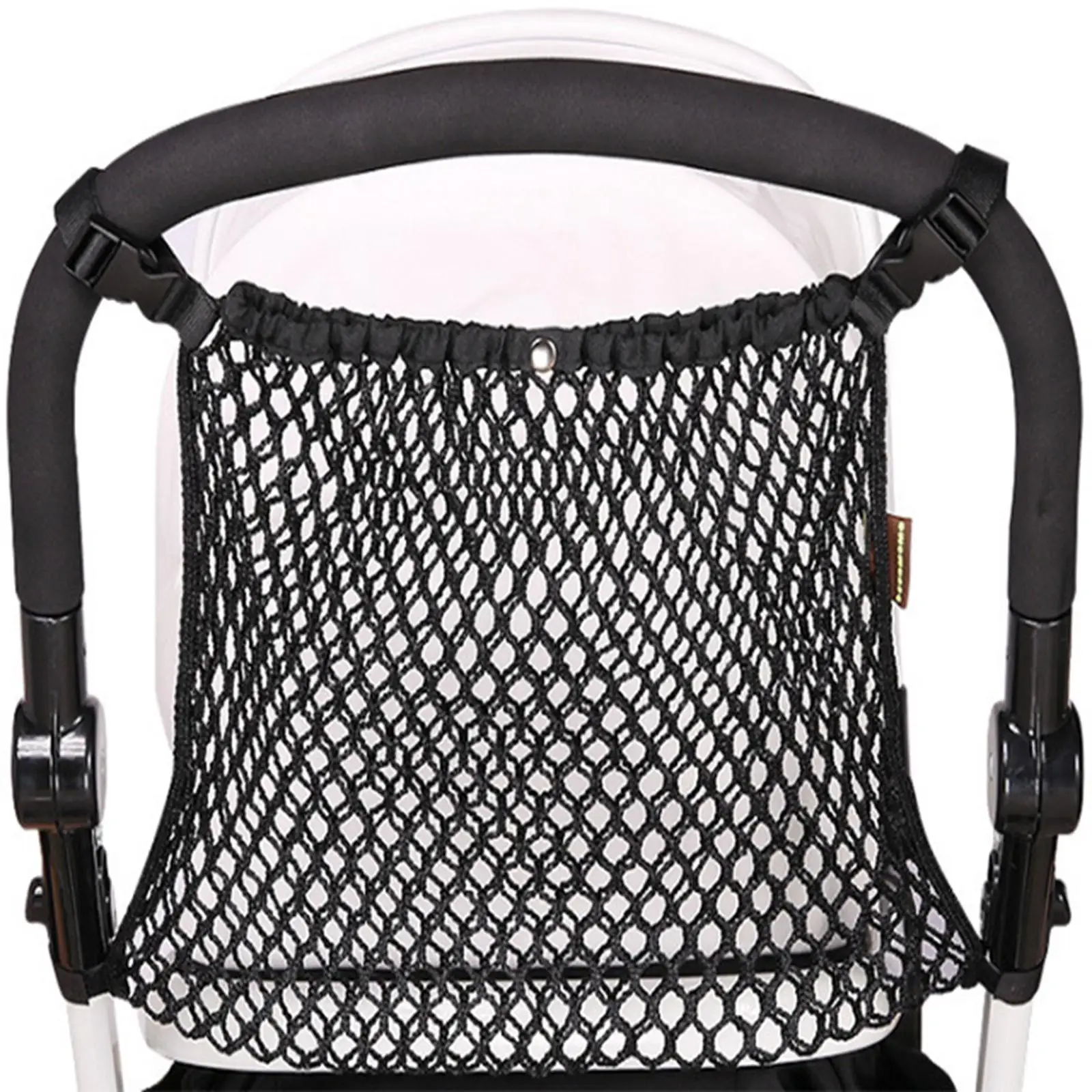 Universal Baby Stroller Hanging Bag Practical Large Capacity Bag Holder Hanging Infant Stroller Mesh for Carrying Diaper Clothes