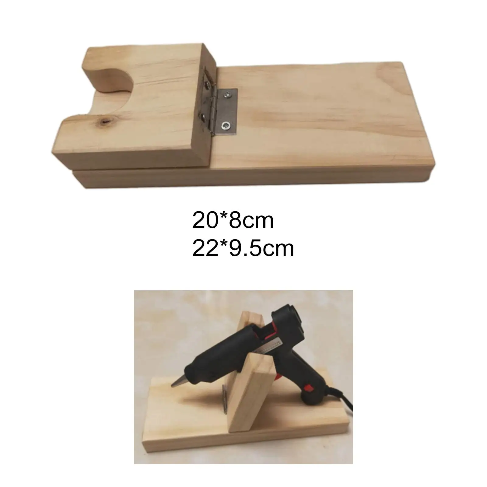 Wood Hot Glue Stand Hot Melt Glue Support Stand Tools Storage Holder Bracket