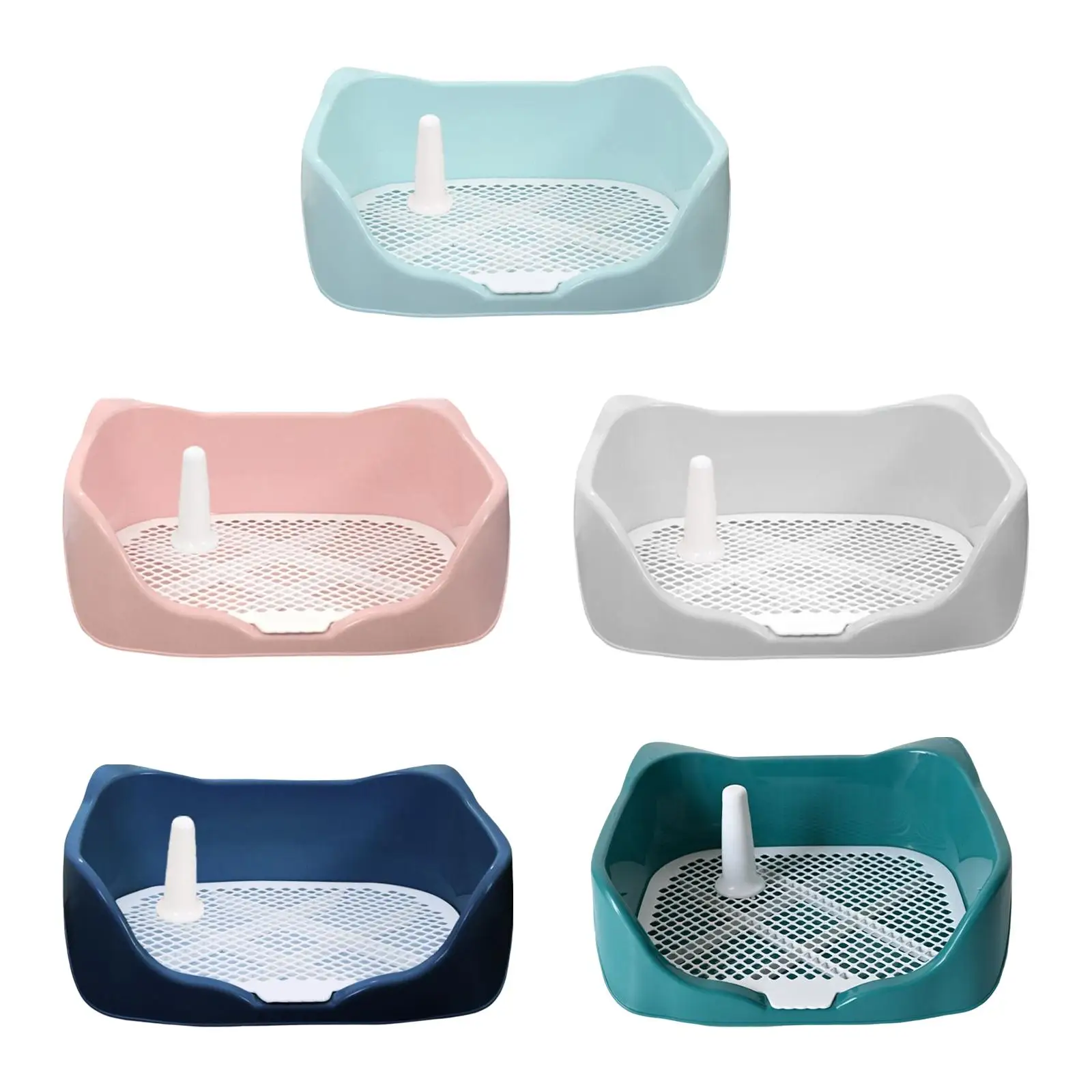 Puppy Dog Potty Tray with Removable Measure 15.7x14x5.5inch Durable