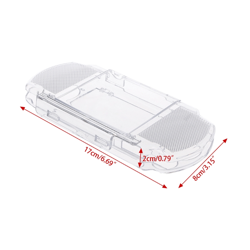 Klar Harte Schutzhülle Shell für PSP 2000 3000 Konsole Protector Haut Fall Kompatibel mit PSP2000 PSP3000 – Detail 6