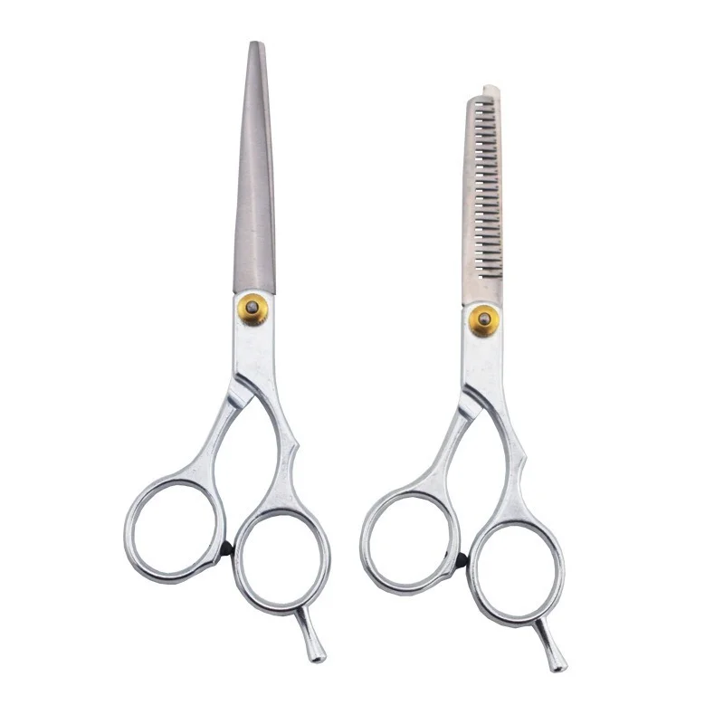 Best of 2 Pcs Professional Hairdressing Haircut Scissors 6 Inch Barber Shop Hairdresser&#039;s Cutting Thinning Tools High Quality Salon Set Reviews & Tips