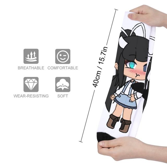 Meias Gacha Life Sheer para homens, Gacha Life Girl, Gacha Club Series,  Basket Ball Socks, Bonito - AliExpress