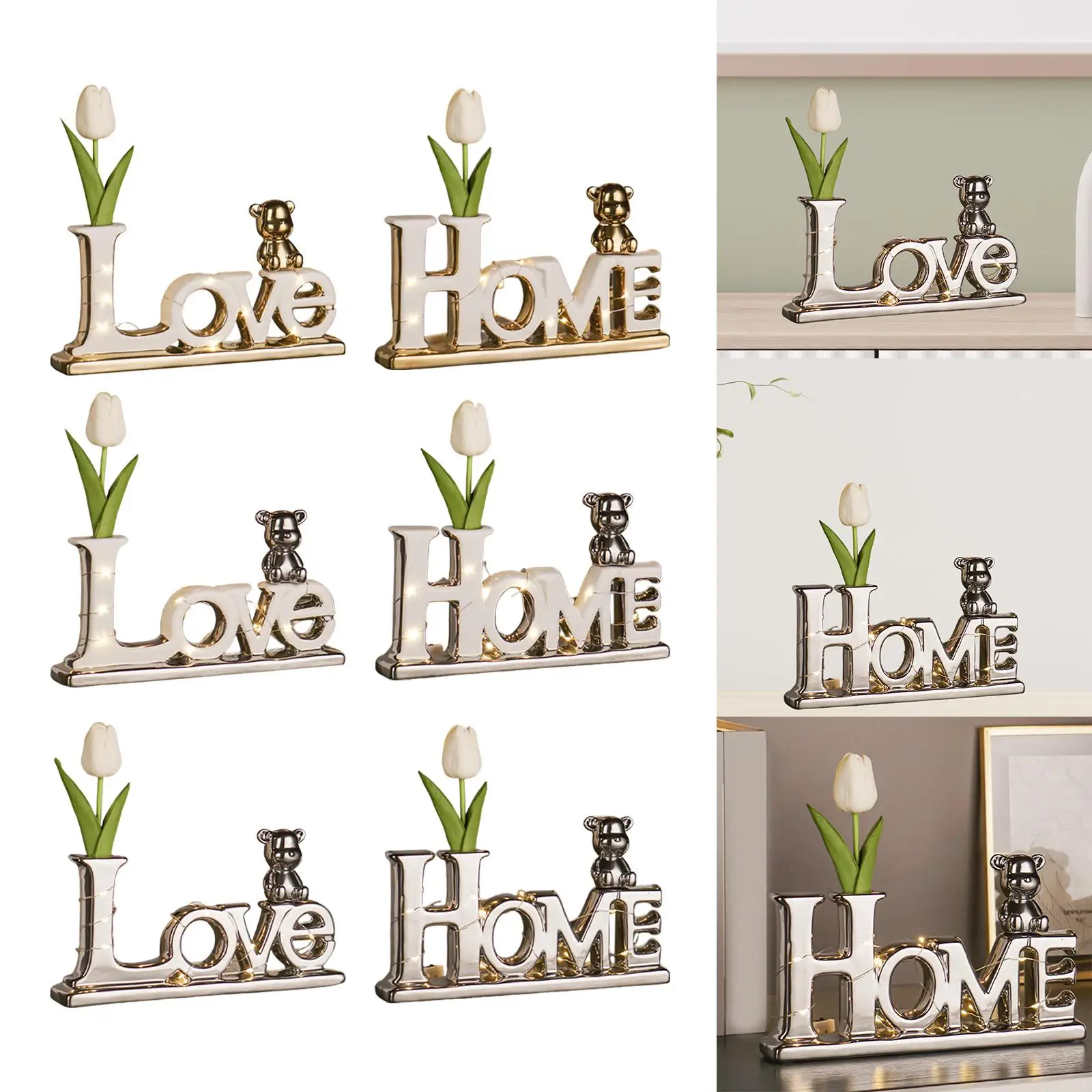 Word Signs for Home Decor Word Decor for Shelf for Wedding Shelf Fireplace