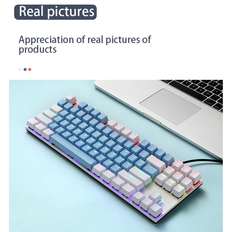 teclado com fio teclado mecânico do jogo com interruptores teclados do jogo das chaves com jogos dos backlits do diodo emissor de luz do rgb