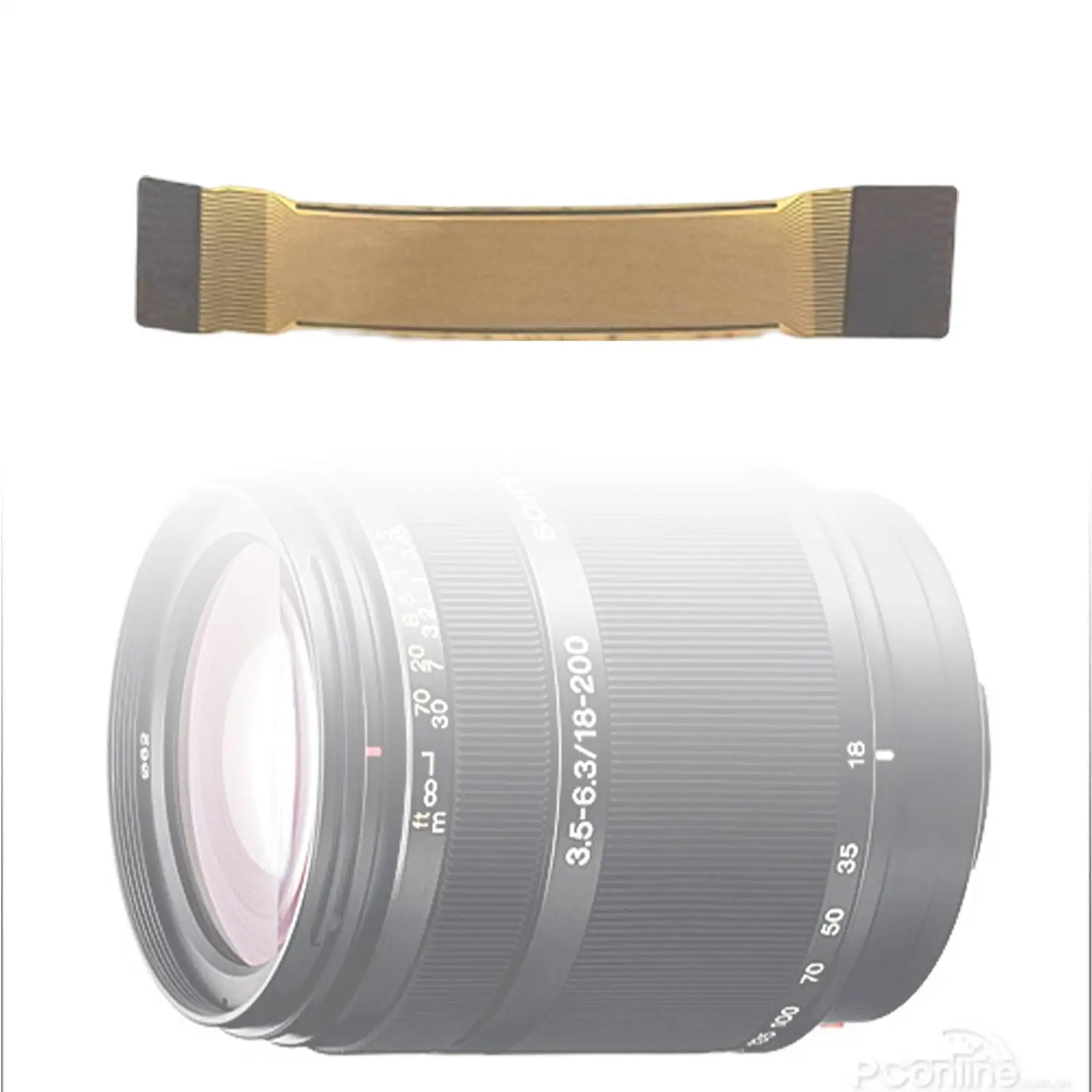 Digital Camera Lens Flex Cable, Replace Parts Professional Fpc Lens Line for 18-200mm Accessory