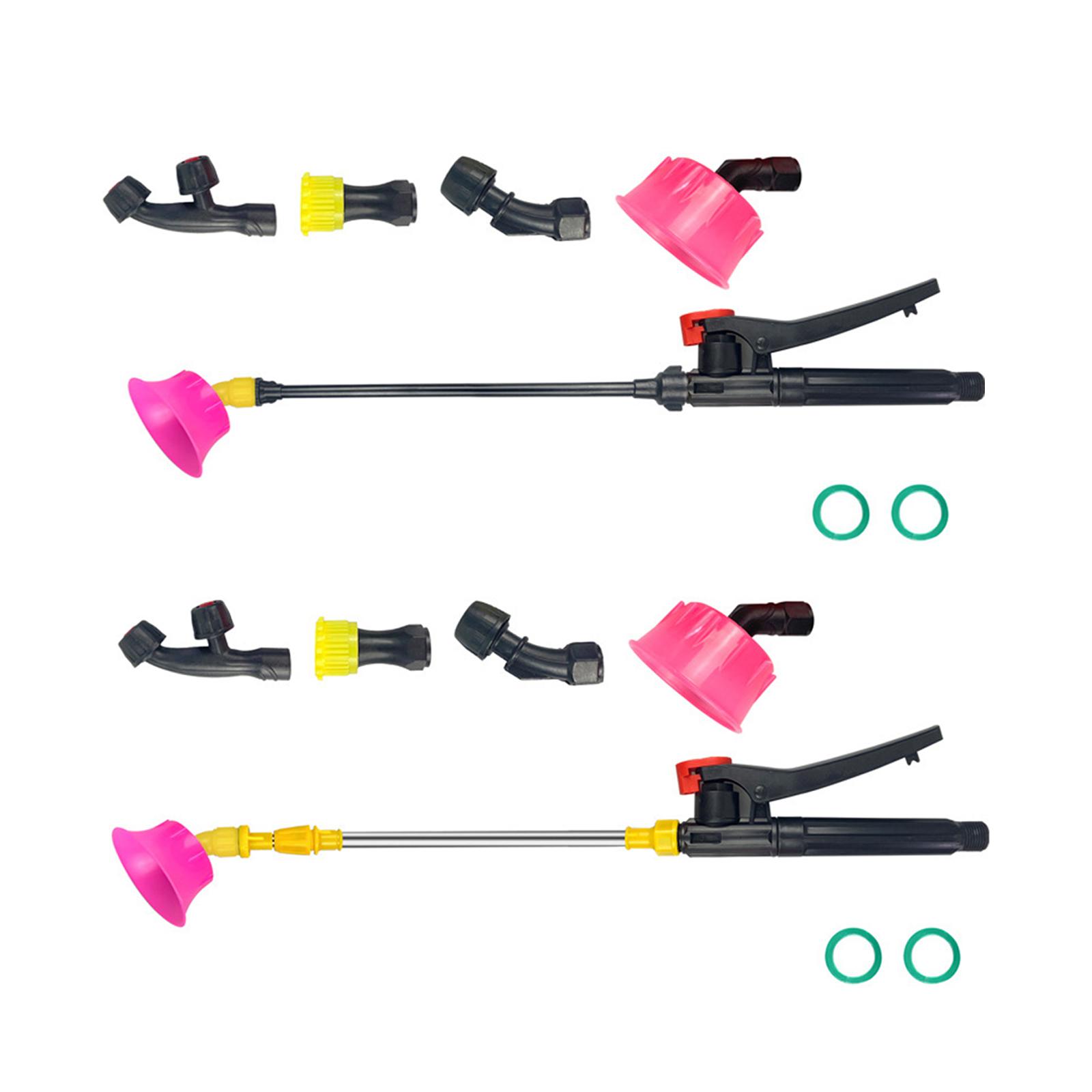 Sprayer Rod Adjustable Telescopic High Pressure Nozzle and Handle for Outdoor Tree Watering Hanging Plants Shrubs Plants