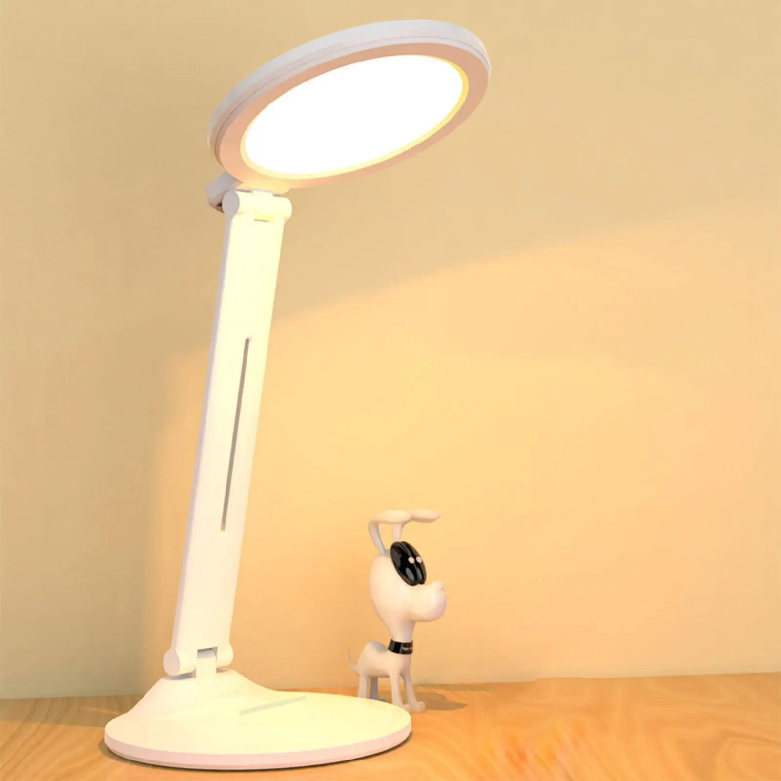Foldable LED Desk Lamp Night Light USB Rechargeable Bedside Lamp for Study