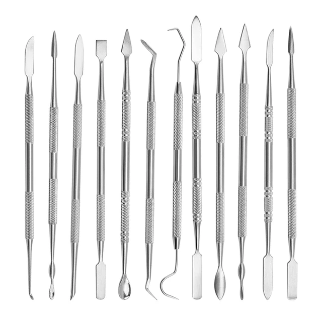 367D 12 Pieces Wax Carvers Set Stainless Steel Wax Carving Tool