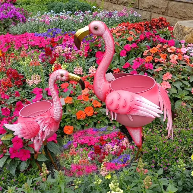 Bouteille de mangeoire à oiseaux avec support en métal, en forme de fleur,  décoration de jardin extérieur, coneflower rose, accessoires de conteneur -  AliExpress
